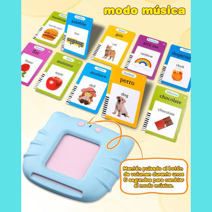 VerbaLingo - 114 Tarjetas Educativas en Español e Inglés + 100 Tarjetas GRATIS