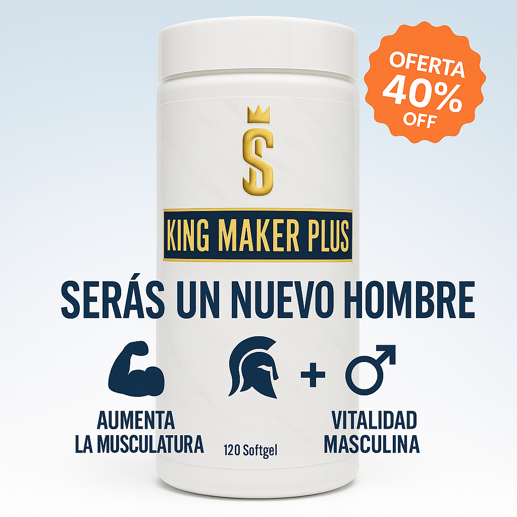 King Maker Plus | Vitalidad y Testosterona al Máximo