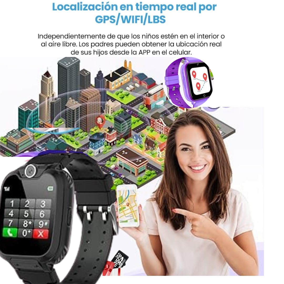 Smartwatch para niño con GPS