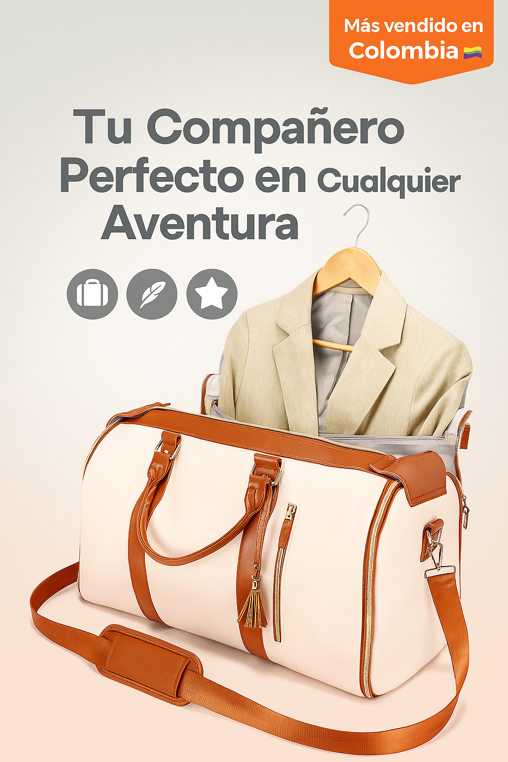 Nuevo Bolso Duffet TravelSuit 2 en 1