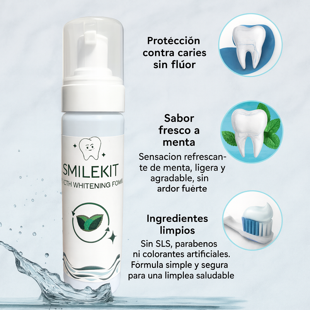 SmileKit | Hidroxiapatita Blanqueador y Previene caries