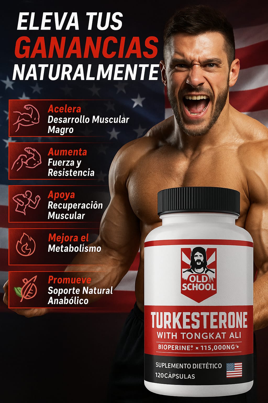 BENEFICIOS TURKESTERONE QUE SÍ FUNCIONAN.