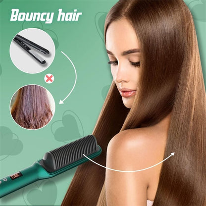Alisado Perfecto en 5 Minutos con el Cepillo Plancha 2 en 1