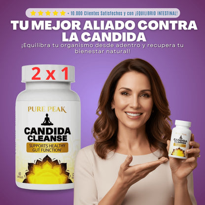 Suplemento Detox Intestinal Candida Cleanse™ Paga 1 y lleva 1 gratis