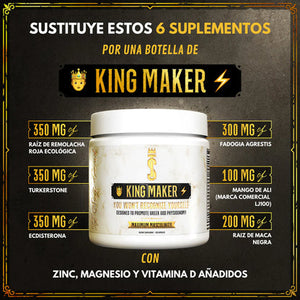 King Maker Plus | Vitalidad y Testosterona al Máximo