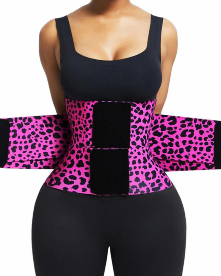 Cinturilla de Cintura Cinturón Abdominal Control de Barriga Moldeador de Cuerpo con Triple Envoltura para Mujeres