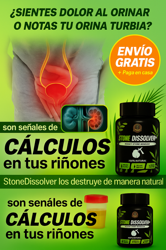 STONE DISSOLVER PLUS ® - SOLUCION NATURAL CONTRA LOS CALCULOS