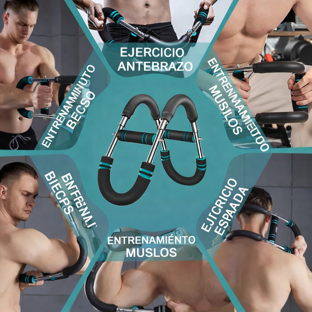 Rodillo de ejercicio multifuncional - 4 grupos Musculares