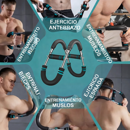 Rodillo de ejercicio multifuncional - 4 grupos Musculares