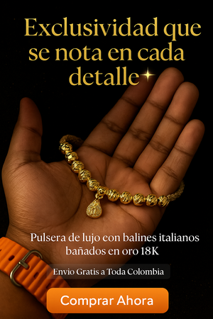 PULSERA ITALIANA DE LA ABUNDANCIA- ORO LAMINADO 18K
