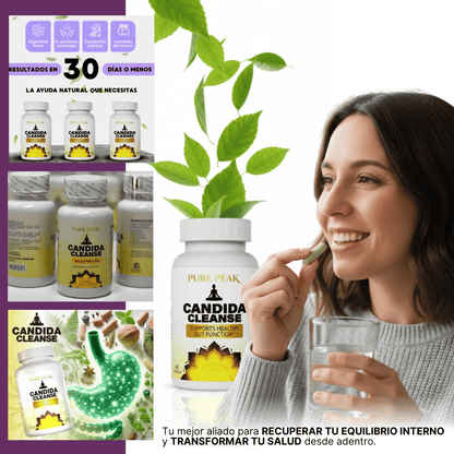Suplemento Detox Intestinal Candida Cleanse™ Paga 1 y lleva 1 gratis