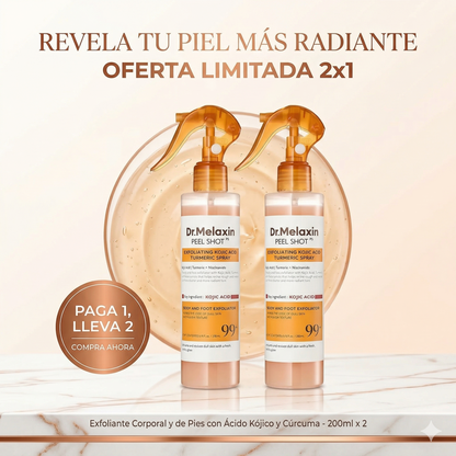 Dr. Melaxin Peel Shot Exfoliante y Aclarante para Áreas Oscuras del Cuerpo