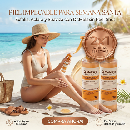 Dr. Melaxin Peel Shot Exfoliante y Aclarante para Áreas Oscuras del Cuerpo