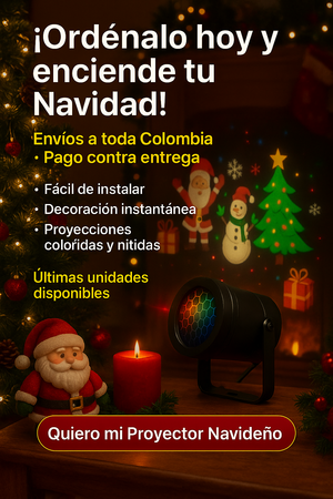 Proyector de Figuras de Navidad + Resistente + Envió gratis
