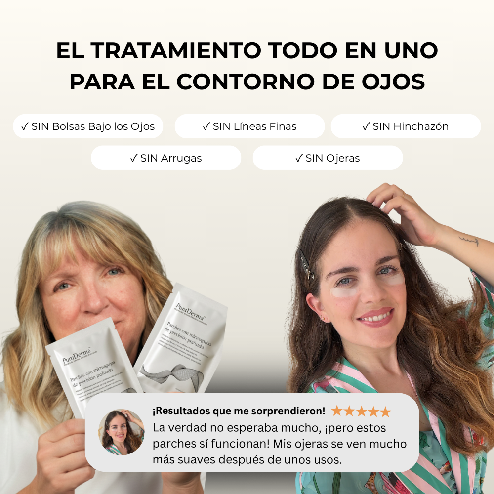Parches PuraDerma™ - Reduce las ojeras