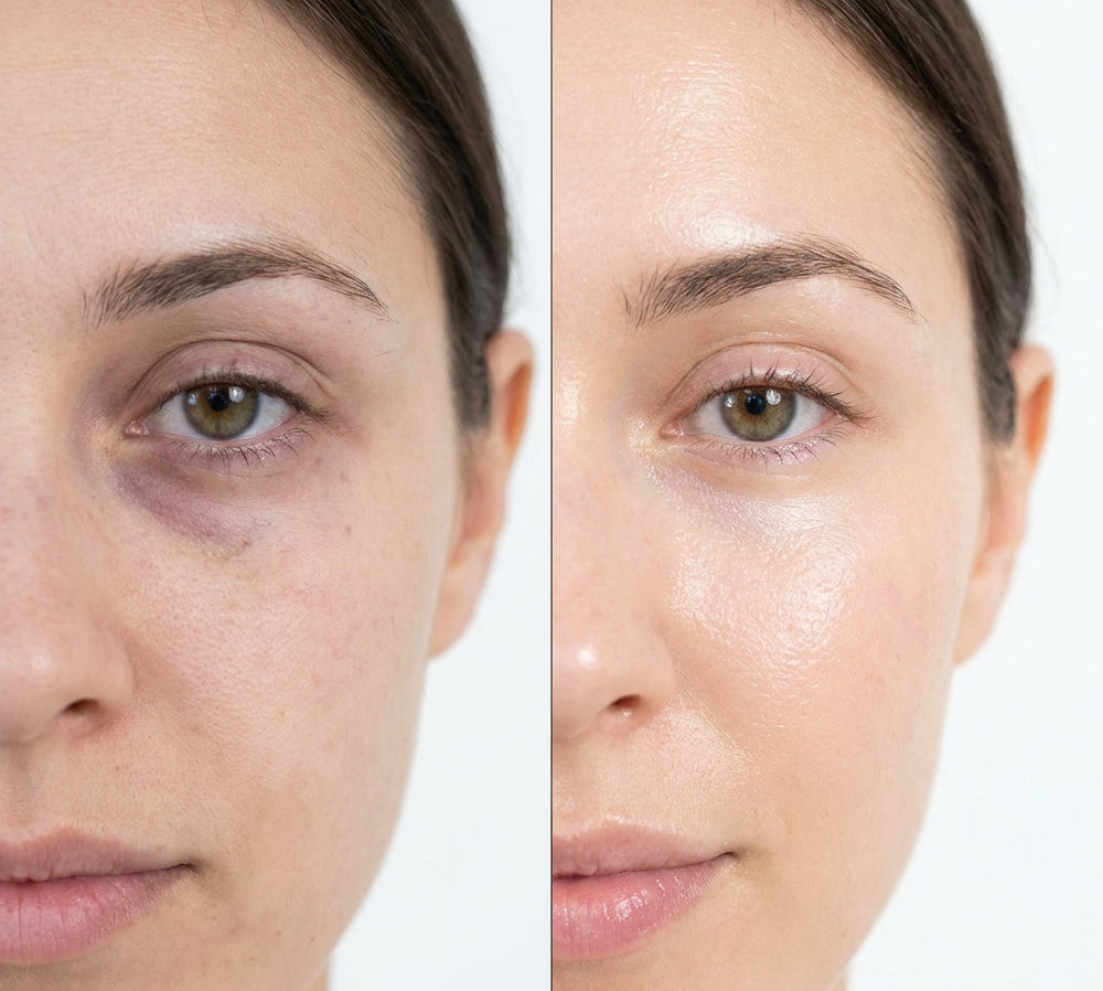 Parches brillantes para los ojos de hidrocolágeno de peptídeos Compra 1 y Lleva 1 gratis