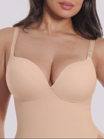 Traje de malla liso™ con espalda baja y muslo medio (50% Dto Regalo para Mamá)